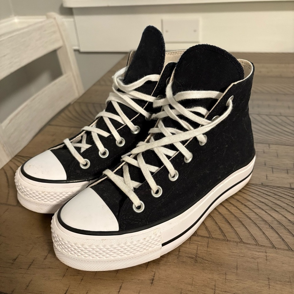 Women's Black High-Top Converse